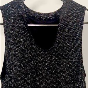 Black sparkling dress